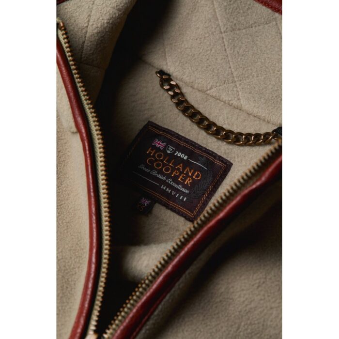 Holland Cooper Country Longline Fleece – Sage – Ladies Clothing - Crep Direct UK