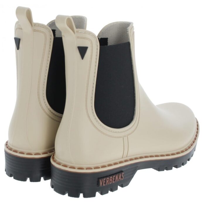 Verbenas Gaudi Countryside Rain Boots – Cream – Womens Boots - Crep Direct UK
