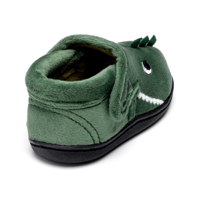 Chipmunks Danny Memory Foam Slippers – Green – Boys Slippers - Crep Direct UK