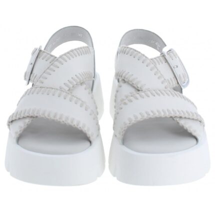 Gabor Dart 64.751 Wedge Sandals – Latte Leather – Womens Sandals, Sliders & Toe Posts - Crep Direct UK