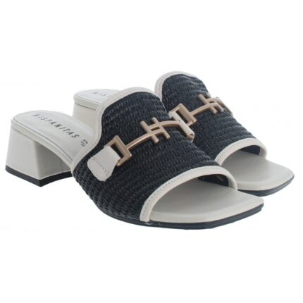 Hispanitas Dallas RHV254071 Mules – Black/Cream Leather – Womens Sandals, Sliders & Toe Posts - Crep Direct UK Hispanitas Dallas RHV254071 Mules – Black/Cream Leather – Womens Sandals, Sliders & Toe Posts - Crep Direct UK