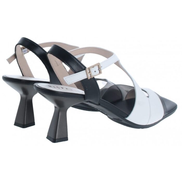 Hispanitas Daniela HV253913 Sandals – Black/White Leather – Womens Sandals, Sliders & Toe Posts - Crep Direct UK