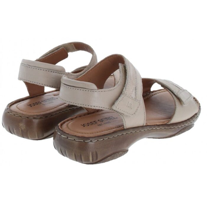Josef Seibel Debra 19 76719 Velcro Sandals – Beige Leather – Womens Sandals, Sliders & Toe Posts - Crep Direct UK
