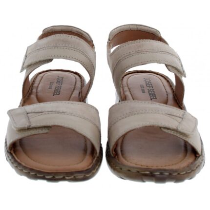 Josef Seibel Debra 19 76719 Velcro Sandals – Beige Leather – Womens Sandals, Sliders & Toe Posts - Crep Direct UK