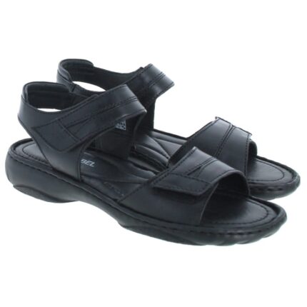 Josef Seibel Debra 19 76719 Velcro Sandals – Black Leather – Womens Sandals, Sliders & Toe Posts - Crep Direct UK Josef Seibel Debra 19 76719 Velcro Sandals – Black Leather – Womens Sandals, Sliders & Toe Posts - Crep Direct UK