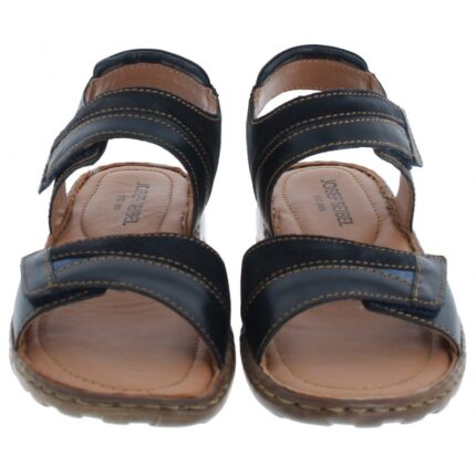 Josef Seibel Debra 19 76719 Velcro Sandals – Denim Leather – Womens Sandals, Sliders & Toe Posts - Crep Direct UK