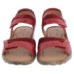 Josef Seibel 76719 Debra 19 Sandals – Red/Combi Leather – Womens Sandals, Sliders & Toe Posts - Crep Direct UK