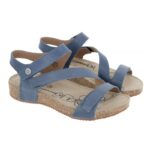 Josef Seibel Tonga 25 78519 Sandals – Jeans Leather – Womens Sandals, Sliders & Toe Posts - Crep Direct UK