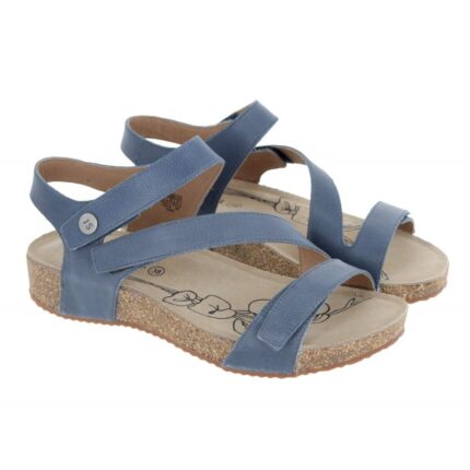 Josef Seibel Tonga 25 78519 Sandals - Jeans Leather - Womens Sandals, Sliders & Toe Posts