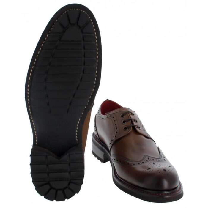 Jeffery West DeerStalker Shoes – Mahogany Leather – Mens Shoes - Crep Direct UK