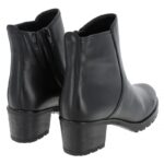 Gabor Delight 52.800 Ankle Boots – Black Leather – Womens Boots - Crep Direct UK