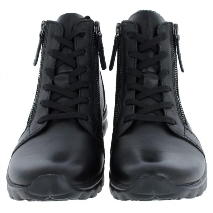 Gabor Deputy 56.868 Ankle Boots – Black Leather – Womens Boots - Crep Direct UK