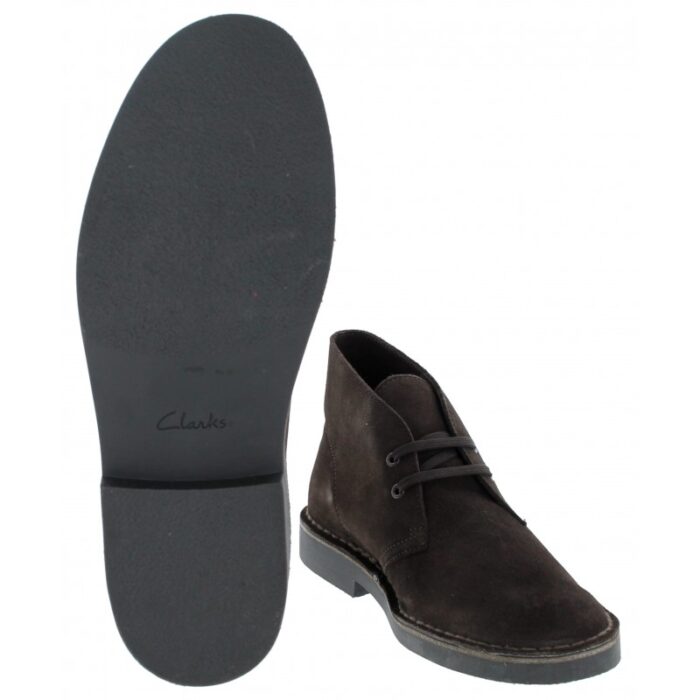 Clarks Desert Boots Evo – Dark Brown Suede – Mens Boots - Crep Direct UK