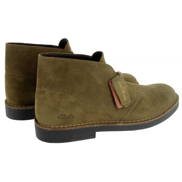 Clarks Desert Boot Evo – Olive Suede – Mens Boots - Crep Direct UK