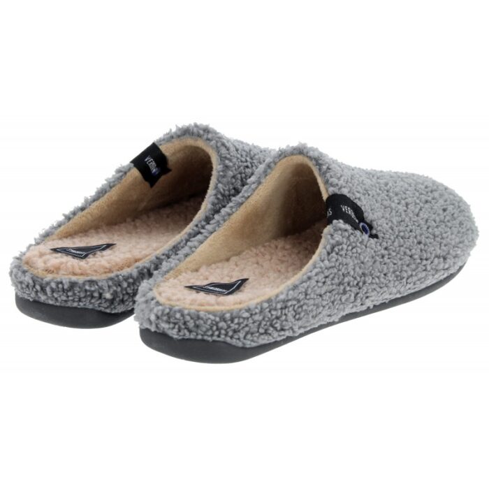 Verbenas Eagle Lavage 139721 Mule Slippers – Grey – Mens Slippers - Crep Direct UK