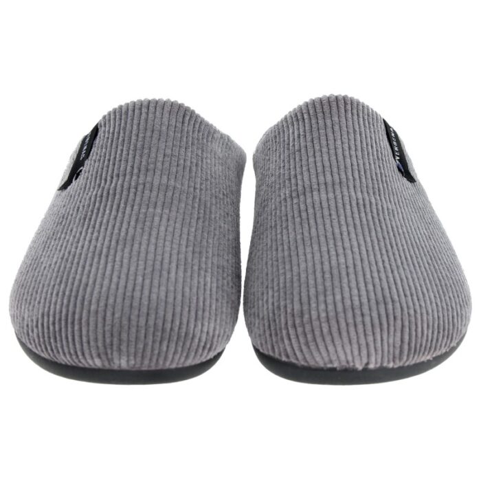 Verbenas Eagle Retro 139301 Mule Slippers – Pana Grey – Mens Slippers - Crep Direct UK