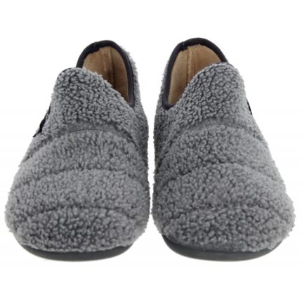Verbenas East Lavage 445882 Full Slippers – Grey – Mens Slippers - Crep Direct UK