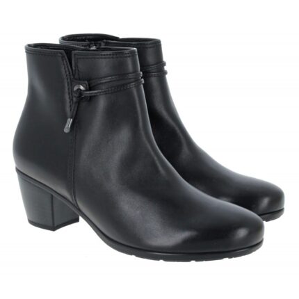 Gabor Ela 35.522 Ankle Boots – Black Leather – Womens Boots - Crep Direct UK Gabor Ela 35.522 Ankle Boots – Black Leather – Womens Boots - Crep Direct UK