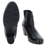 Gabor Ela 35.522 Ankle Boots – Black Leather – Womens Boots - Crep Direct UK