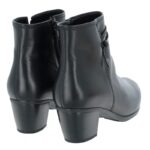 Gabor Ela 35.522 Ankle Boots – Black Leather – Womens Boots - Crep Direct UK