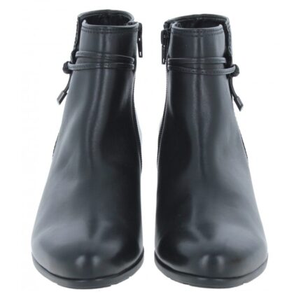 Gabor Ela 35.522 Ankle Boots – Black Leather – Womens Boots - Crep Direct UK