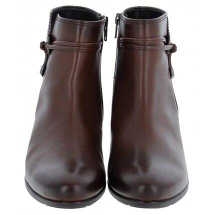 Gabor Ela 55.522 Ankle Boots – Brown Leather – Womens Boots - Crep Direct UK