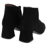 Wonders Eliot I-9013 Ankle Boots – Black Suede – Womens Boots - Crep Direct UK