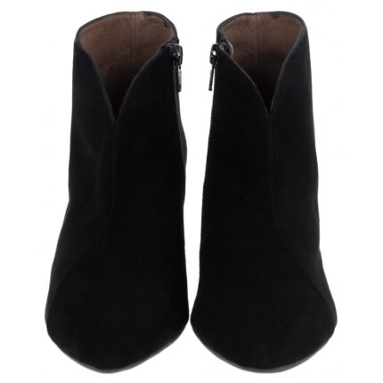 Wonders Eliot I-9013 Ankle Boots – Black Suede – Womens Boots - Crep Direct UK