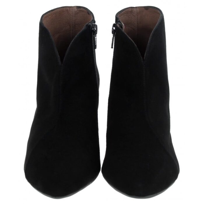 Wonders Eliot I-9013 Ankle Boots – Black Suede – Womens Boots - Crep Direct UK