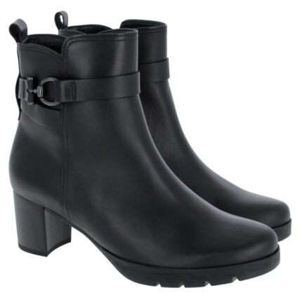 Gabor Engage 52.072 Heeled Ankle Boots – Black Leather – Womens Boots - Crep Direct UK Gabor Engage 52.072 Heeled Ankle Boots – Black Leather – Womens Boots - Crep Direct UK