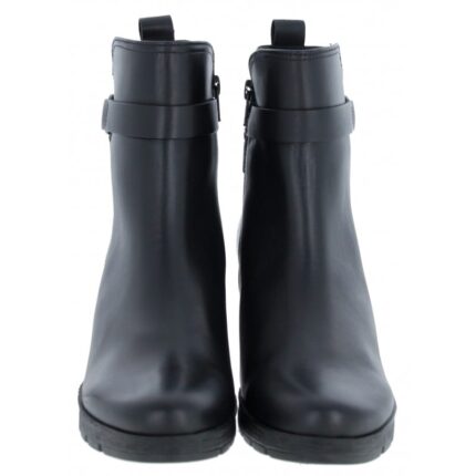 Gabor Engage 52.072 Heeled Ankle Boots – Black Leather – Womens Boots - Crep Direct UK