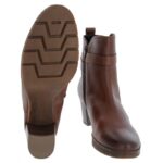 Gabor Engage 52.072 Heeled Ankle Boots – Tan Leather – Womens Boots - Crep Direct UK