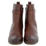 Gabor Engage 52.072 Heeled Ankle Boots – Tan Leather – Womens Boots - Crep Direct UK