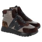 Wonders England A-2471 Boots – Brown Leather – Womens Boots - Crep Direct UK