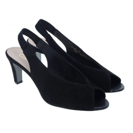 Gabor Eternity 41.800 High Heel Sandals – Black Suede – Womens Sandals, Sliders & Toe Posts - Crep Direct UK Gabor Eternity 41.800 High Heel Sandals – Black Suede – Womens Sandals, Sliders & Toe Posts - Crep Direct UK