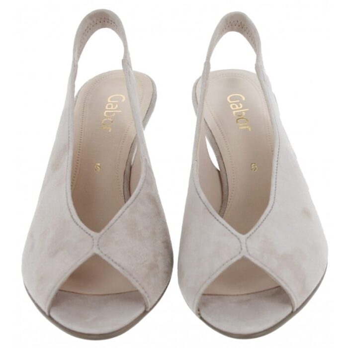 Gabor Eternity 41.800 High Heel Sandals – Desert Suede – Womens Sandals, Sliders & Toe Posts - Crep Direct UK