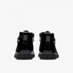 Clarks Evyn Charm T. Black Pat – Girls Boots - Crep Direct UK