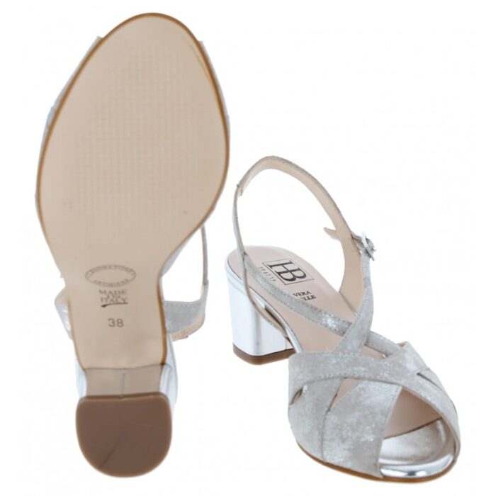 HB Shoes F2319 Sandals – Pearlised Leather – Womens Sandals, Sliders & Toe Posts - Crep Direct UK