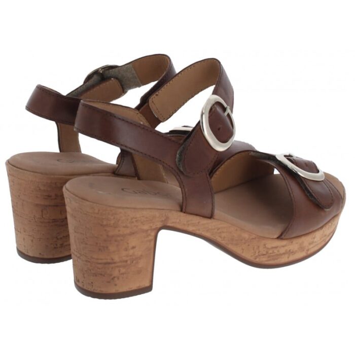 Gabor Fantastica 64.764 Sandals – Camel Leather – Womens Sandals, Sliders & Toe Posts - Crep Direct UK