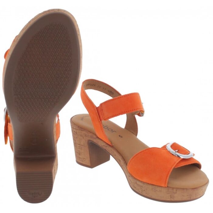 Gabor Fantastica 64.764 Sandals – Clementine Suede – Womens Sandals, Sliders & Toe Posts - Crep Direct UK