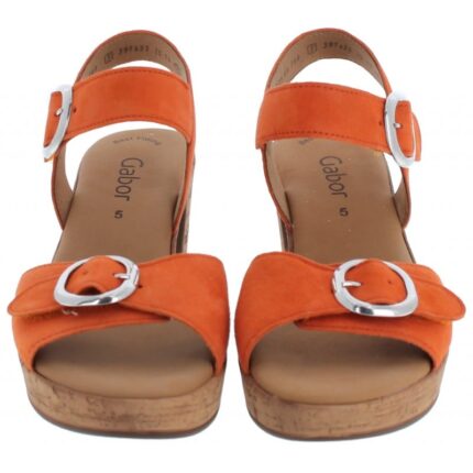 Gabor Fantastica 64.764 Sandals – Clementine Suede – Womens Sandals, Sliders & Toe Posts - Crep Direct UK