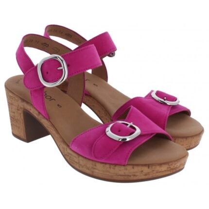 Gabor Fantastica 64.764 Sandals – Pink Suede – Womens Sandals, Sliders & Toe Posts - Crep Direct UK Gabor Fantastica 64.764 Sandals – Pink Suede – Womens Sandals, Sliders & Toe Posts - Crep Direct UK