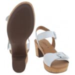 Gabor Fantastica 64.764 Sandals – White Leather – Womens Sandals, Sliders & Toe Posts - Crep Direct UK