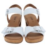 Gabor Fantastica 64.764 Sandals – White Leather – Womens Sandals, Sliders & Toe Posts - Crep Direct UK