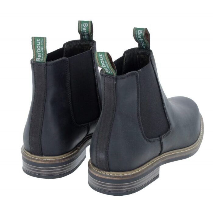 Barbour Farsley MFO0244 Chelsea Boots – Black Leather – Mens Boots - Crep Direct UK