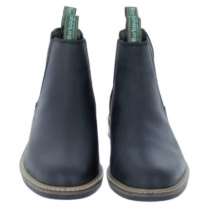 Barbour Farsley MFO0244 Chelsea Boots – Black Leather – Mens Boots - Crep Direct UK