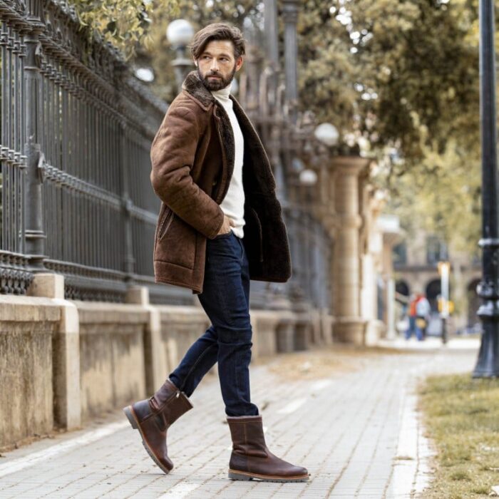 Panama Jack Fedro Igloo Boots – Chestnut Leather – Mens Boots - Crep Direct UK