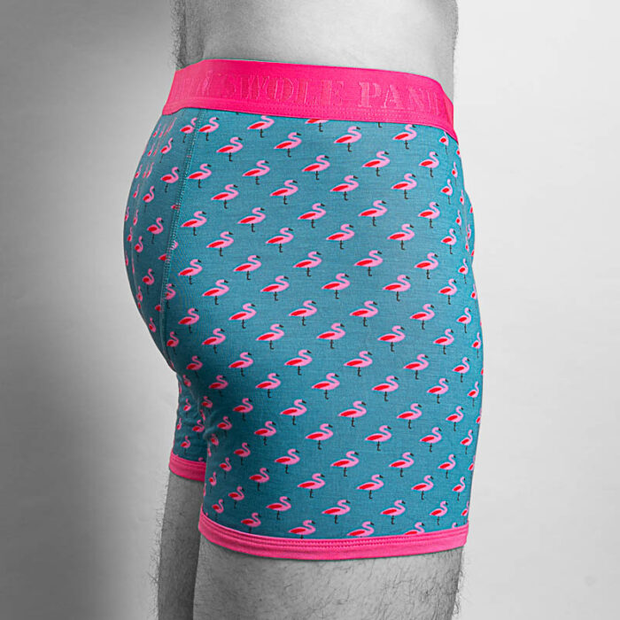 Swole Panda Bamboo Boxers – Flamingos – Mens Clothing - Crep Direct UK