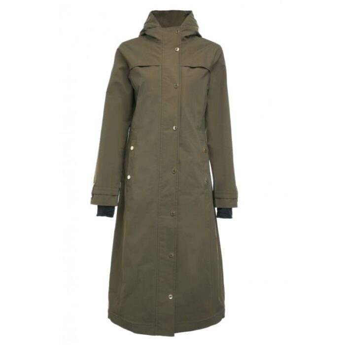 Holland Cooper Folgate Rain Coat – Soft Khaki – Ladies Clothing - Crep Direct UK