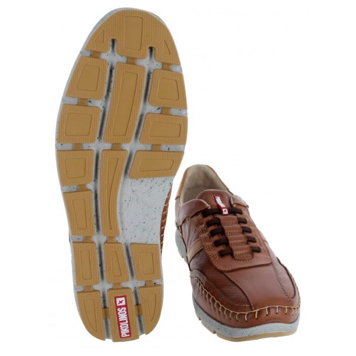 Pikolinos Fuencarral M4U-6046C1 Trainers – Brandy Leather – Mens Shoes - Crep Direct UK